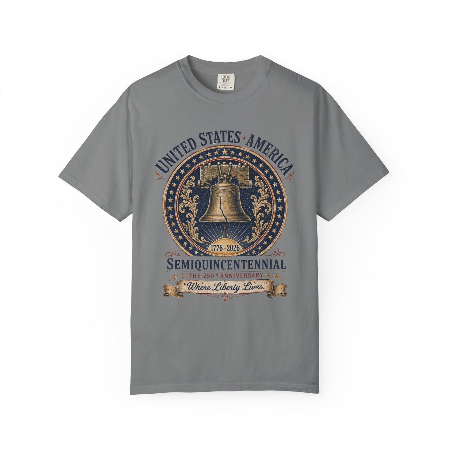 Semiquincentennial Liberty Bell T-Shirt — 250th USA Anniversary Tee