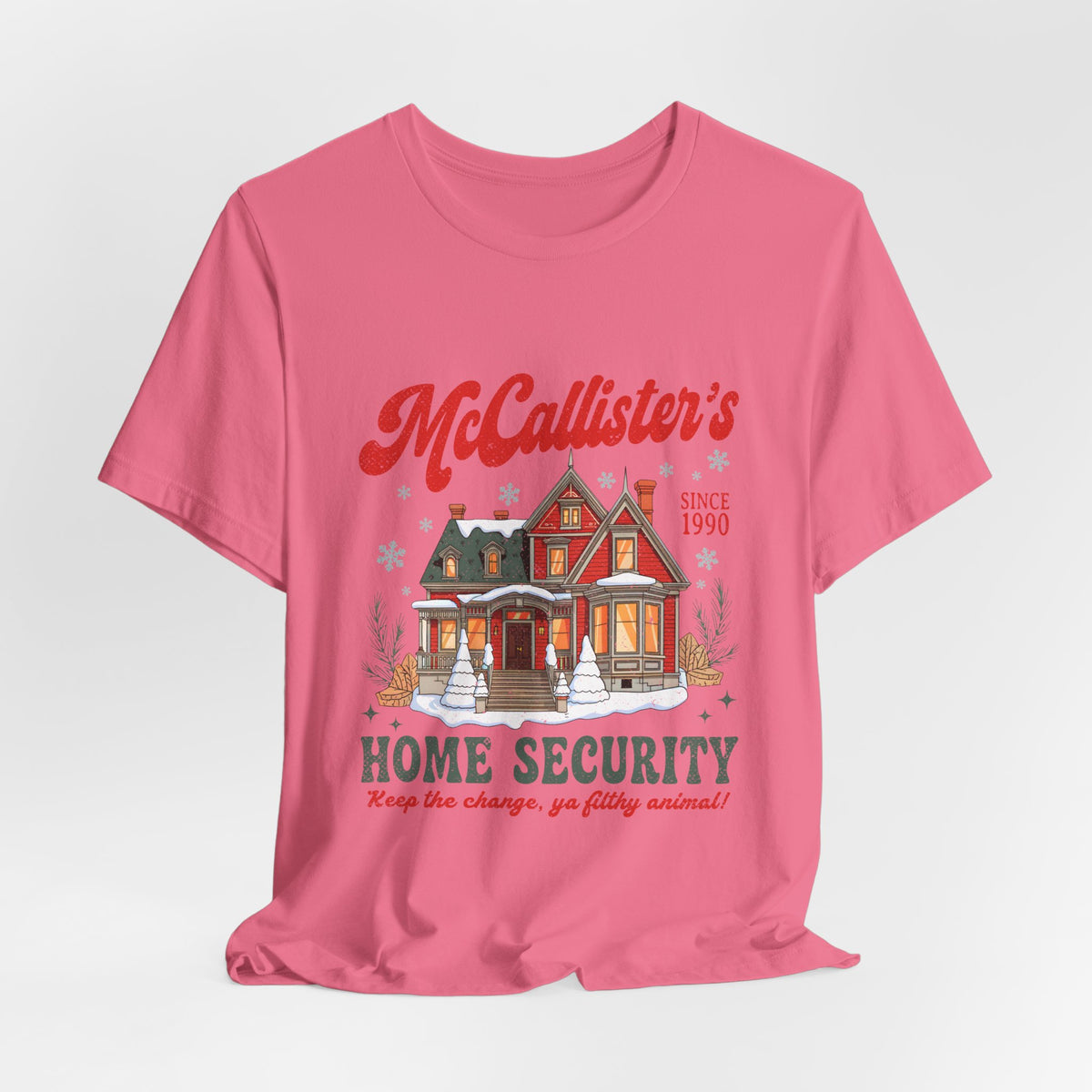 McCallister's Home Security T-Shirt — Christmas Vacation Movie Cozy Tee