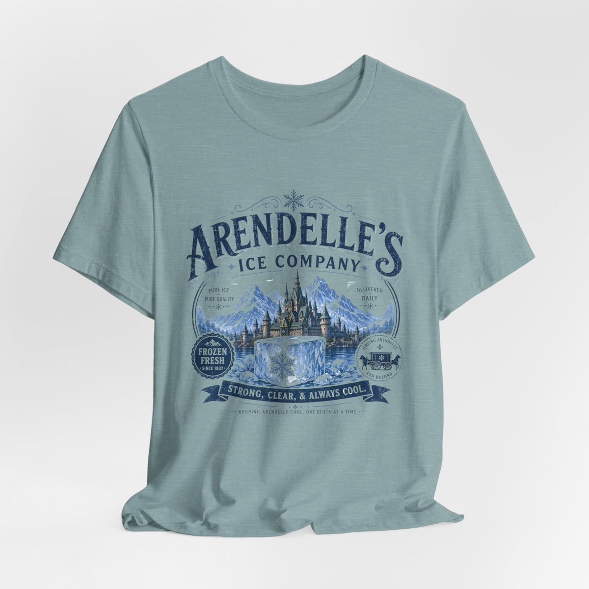 Arendelle's Ice Company T-Shirt — Vintage Mountain Graphic Tee