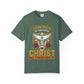 Welding Christian T-Shirt — "I Can Weld All Things Through Christ" Faith Mechanic Tee