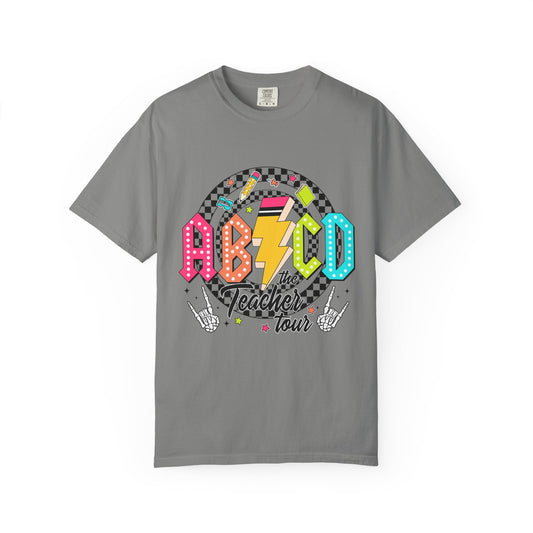 Teacher Tour Unisex T-Shirt, Gift for Educators, Back to School Shirt, Graduation, Teacher Appreciation, Rock n Roll Vibe