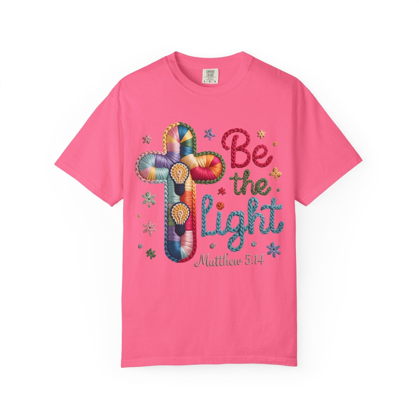 Be the Light T-Shirt — Matthew 5:14 Christian Cross Tee