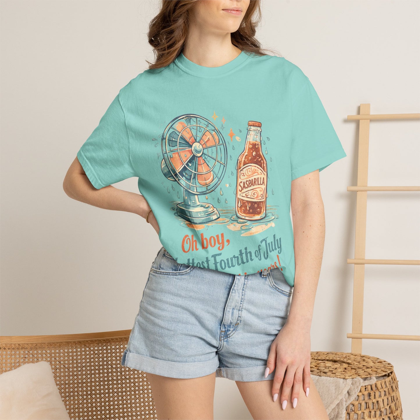 Progress Vintage Tee — "Oh boy, hottest Fourth of July we've had in years!"