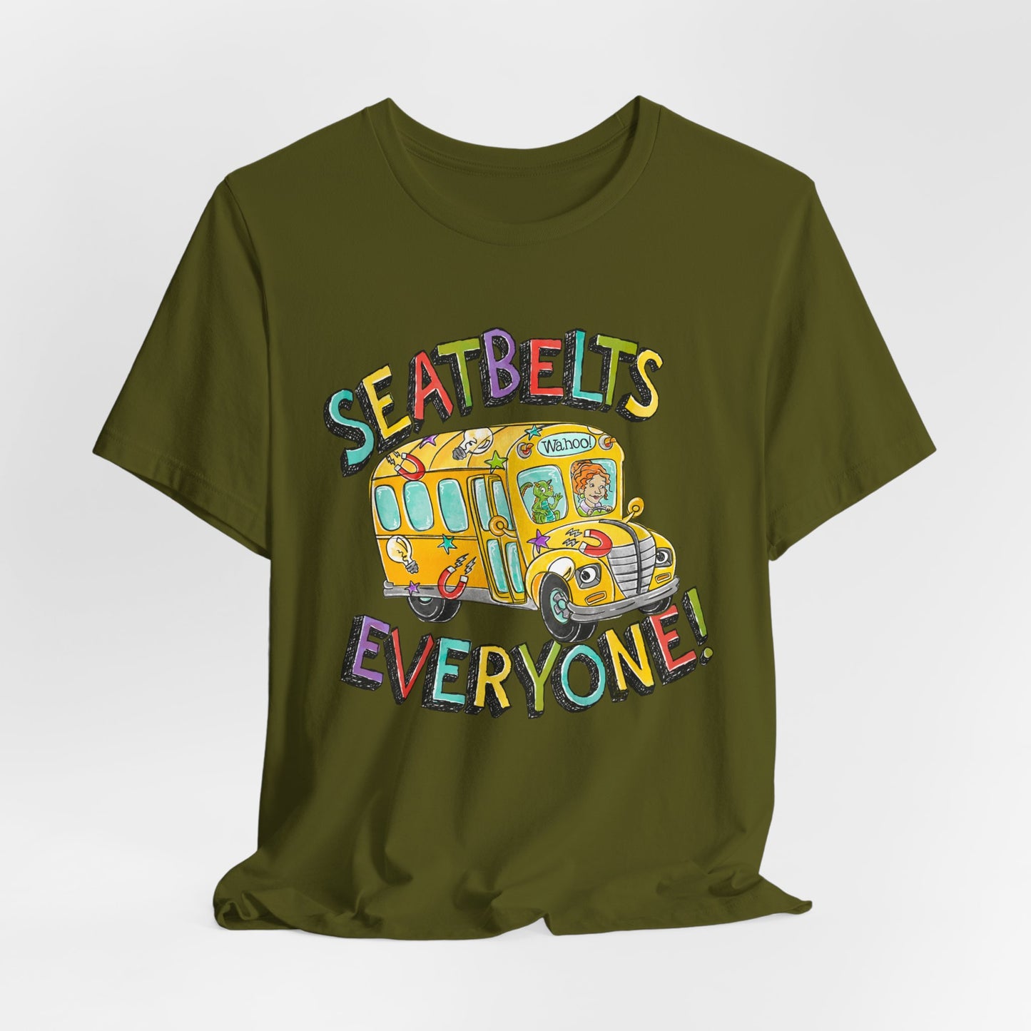Seatbelts Everyone! School Bus Graphic Tee