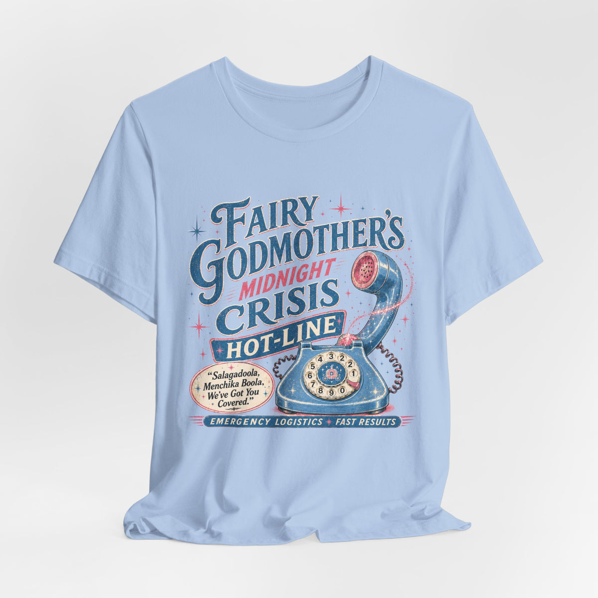 Fairy Godmother’s Midnight Crisis Hotline Tee