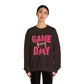 Game Day Football Yarn Crewneck Sweatshirt