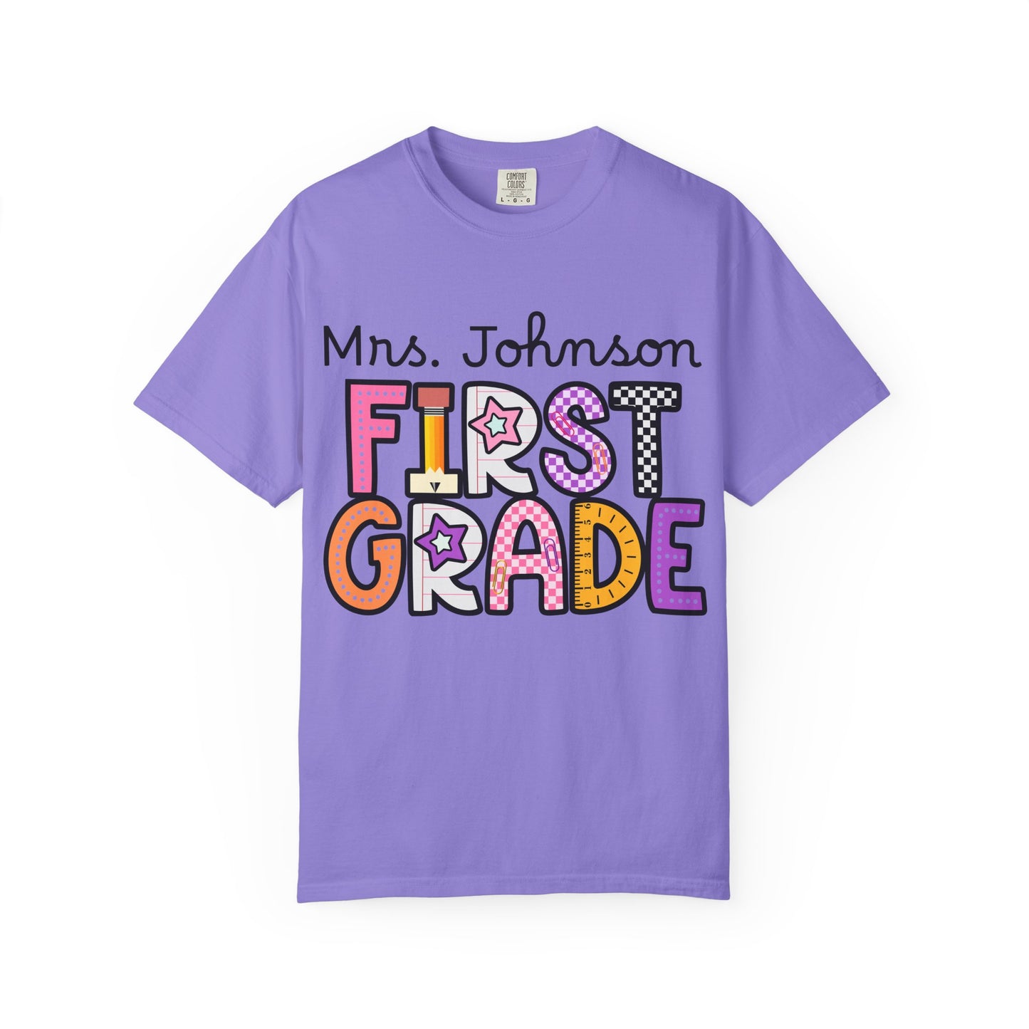 Personalized First Grade Teacher T-Shirt
