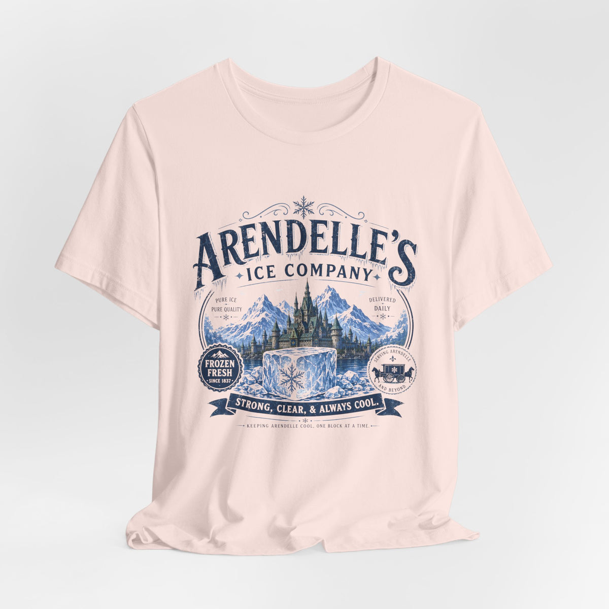 Arendelle's Ice Company T-Shirt — Vintage Mountain Graphic Tee