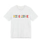 Kids Zone Daycare T-Shirt — School Print Lettering