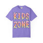 Kids Zone Daycare Comfort Colors Tee - Spring Pastels Plaid