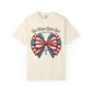 One Nation Under God Patriotic T-shirt with Bow Design