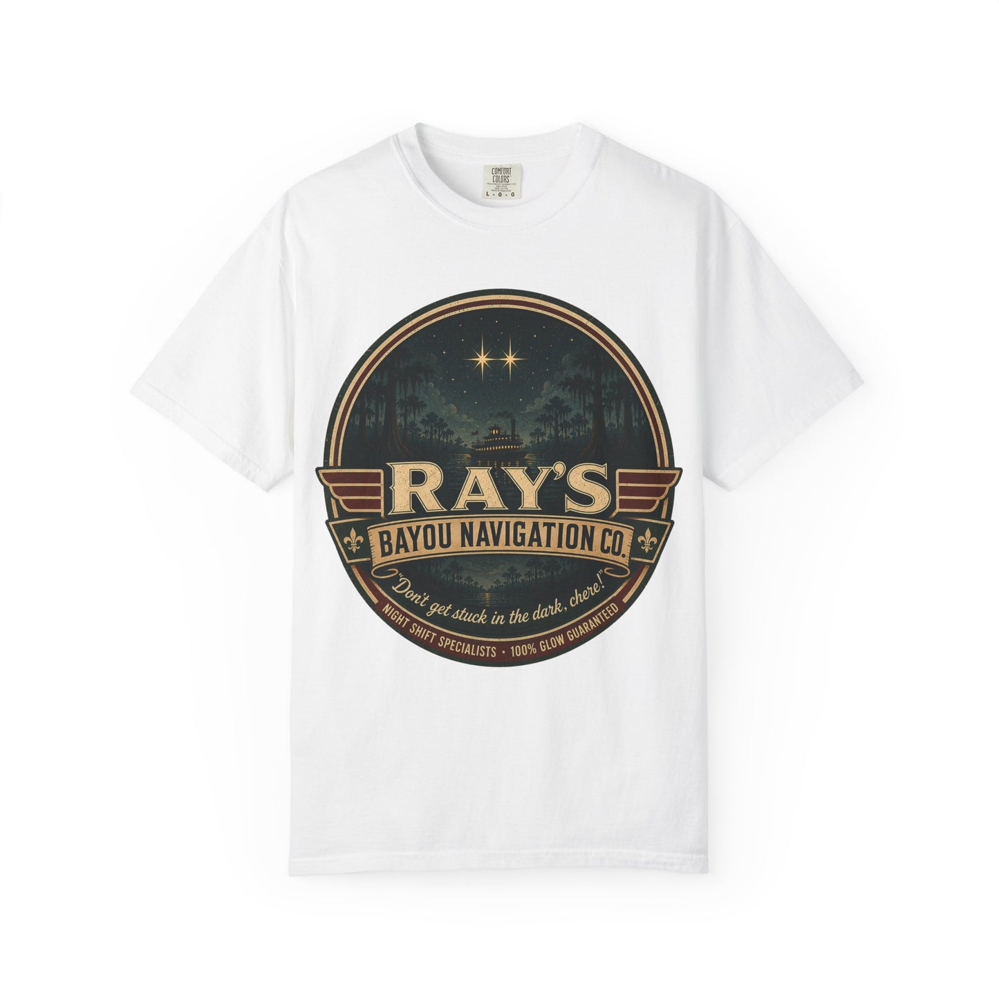 Ray’s Bayou Navigation Co. T-Shirt — Vintage Cajun Bayou Graphic Tee