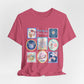 Meet Me On Main Street Cute Pastel Stamp Tee