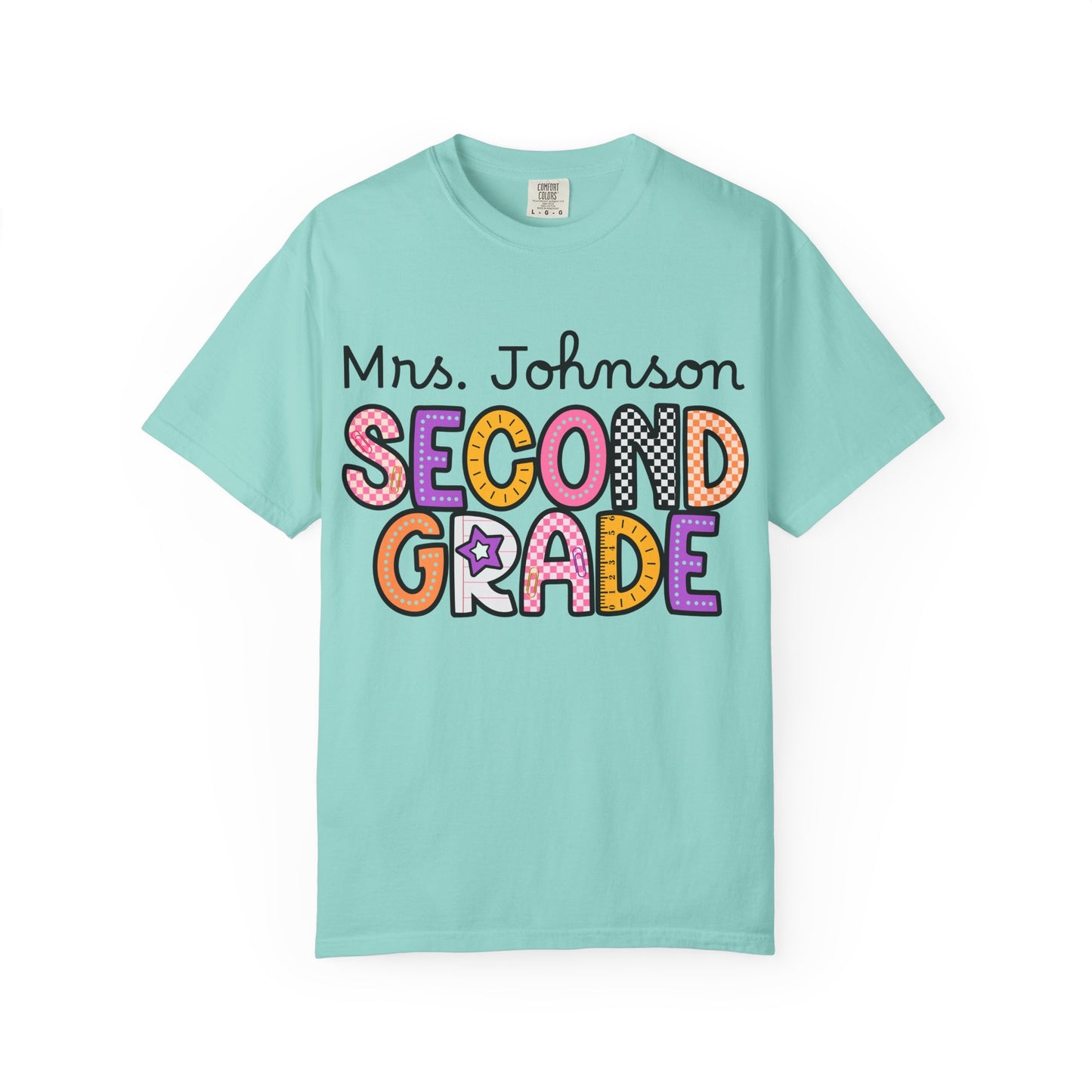 Personalized Second Grade Teacher T-Shirt