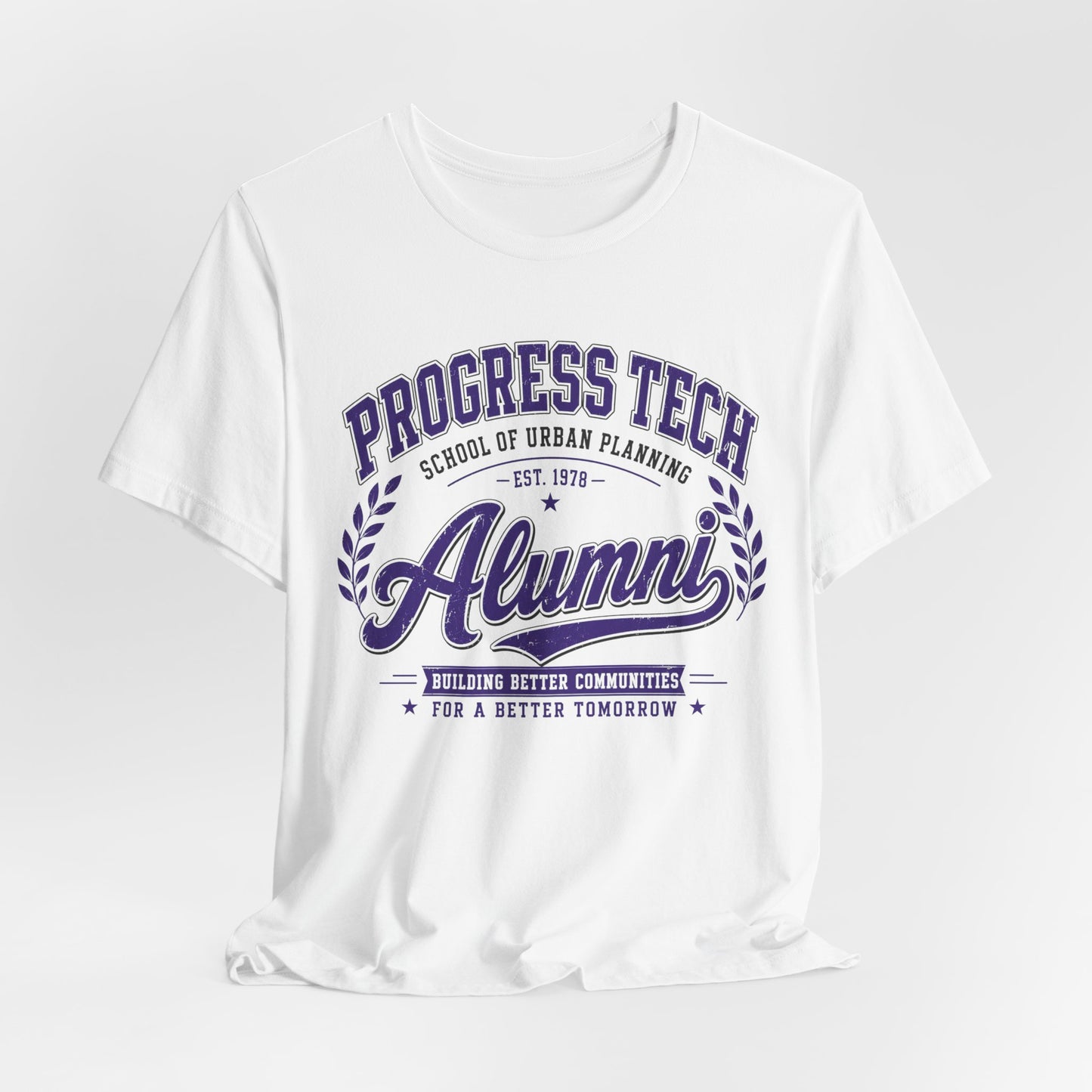 Progress Tech Alumni Tee — School of Urban Planning Vintage College T-Shirt