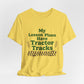 My Lesson Plans Have Tractor Tracks Ag Teacher Graphic Tee