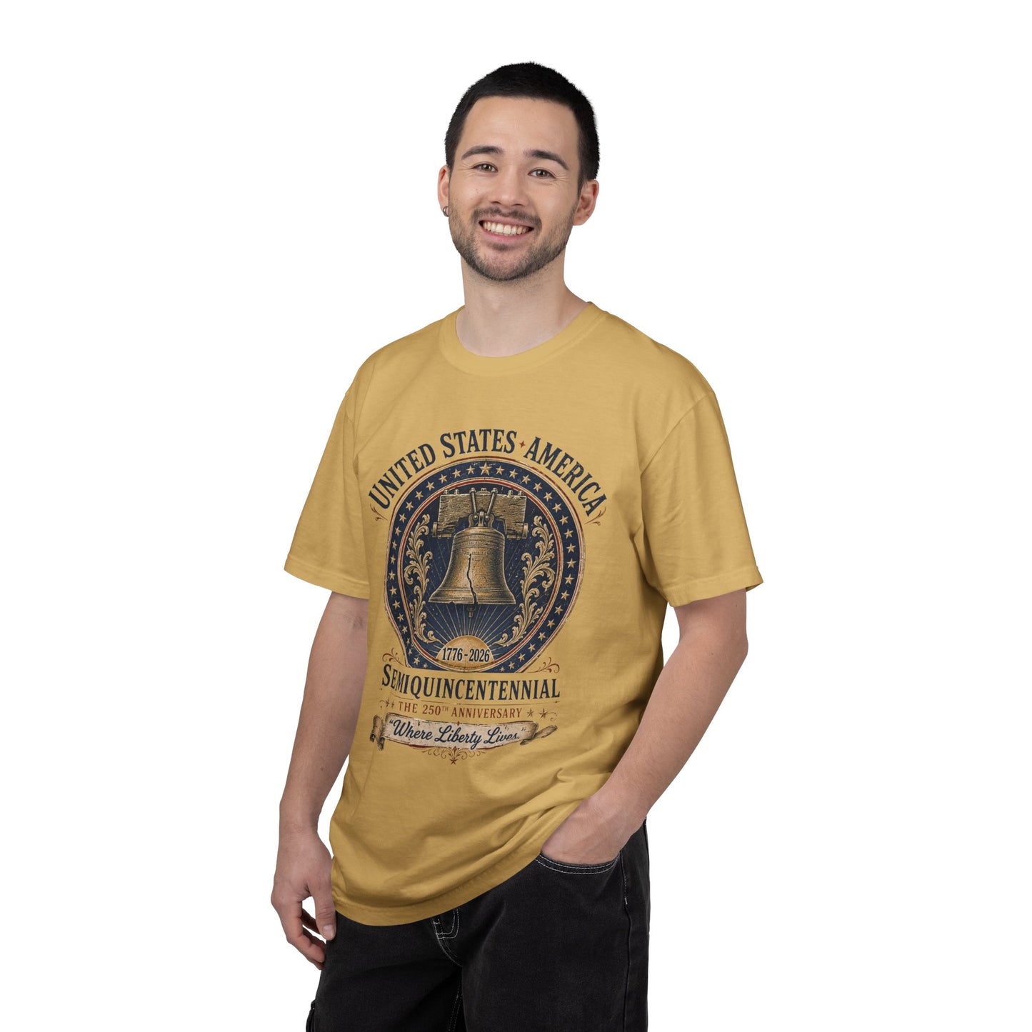 Semiquincentennial Liberty Bell T-Shirt — 250th USA Anniversary Tee