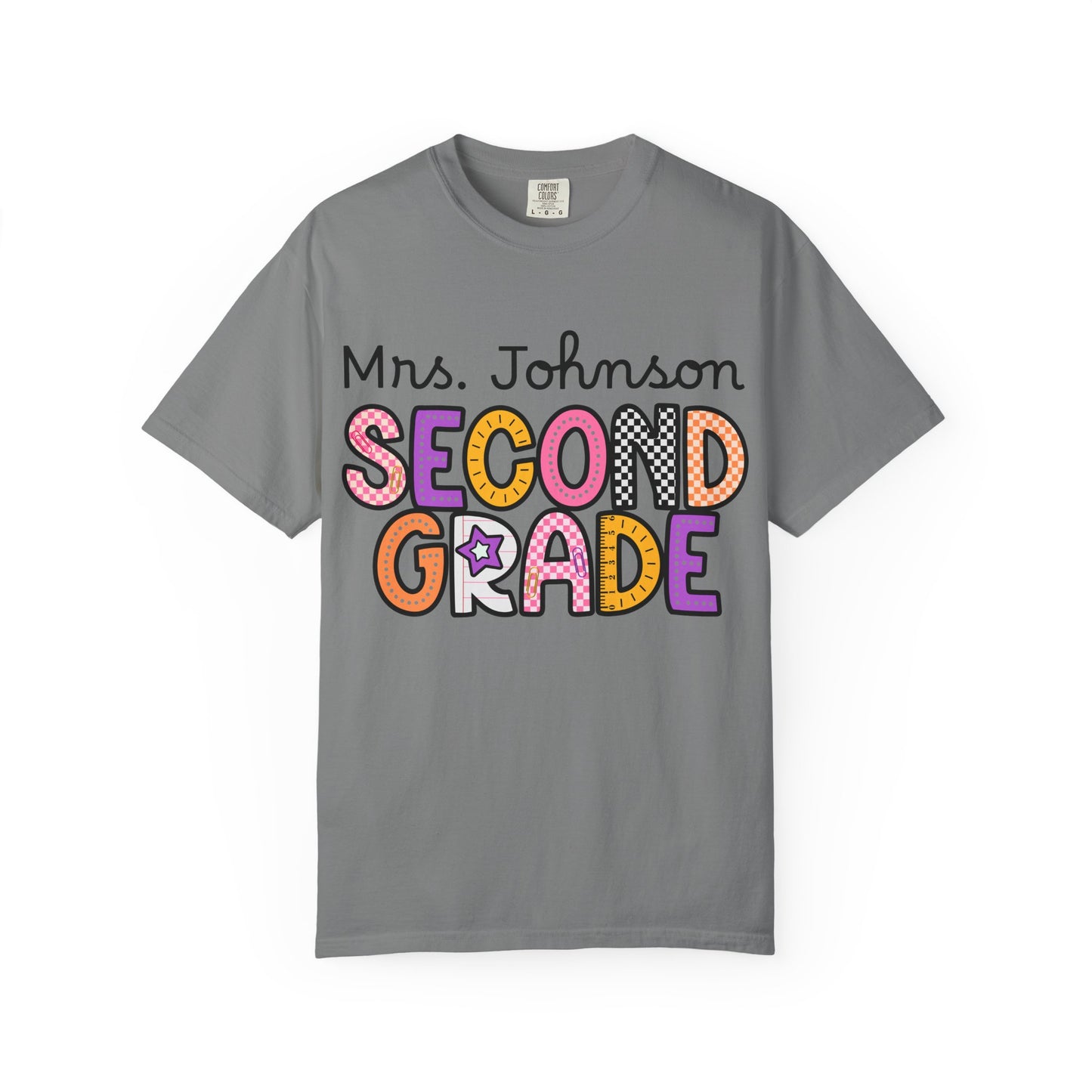 Personalized Second Grade Teacher T-Shirt
