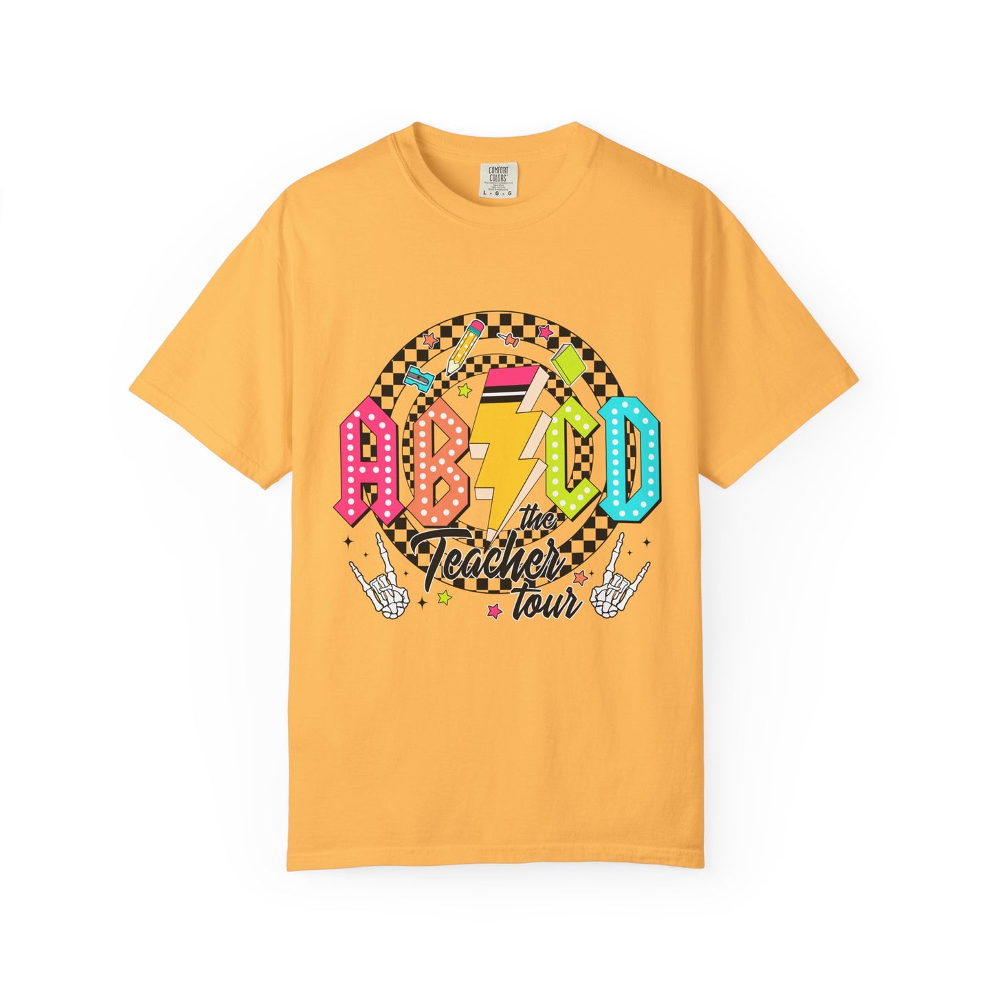 Teacher Tour Unisex T-Shirt, Gift for Educators, Back to School Shirt, Graduation, Teacher Appreciation, Rock n Roll Vibe