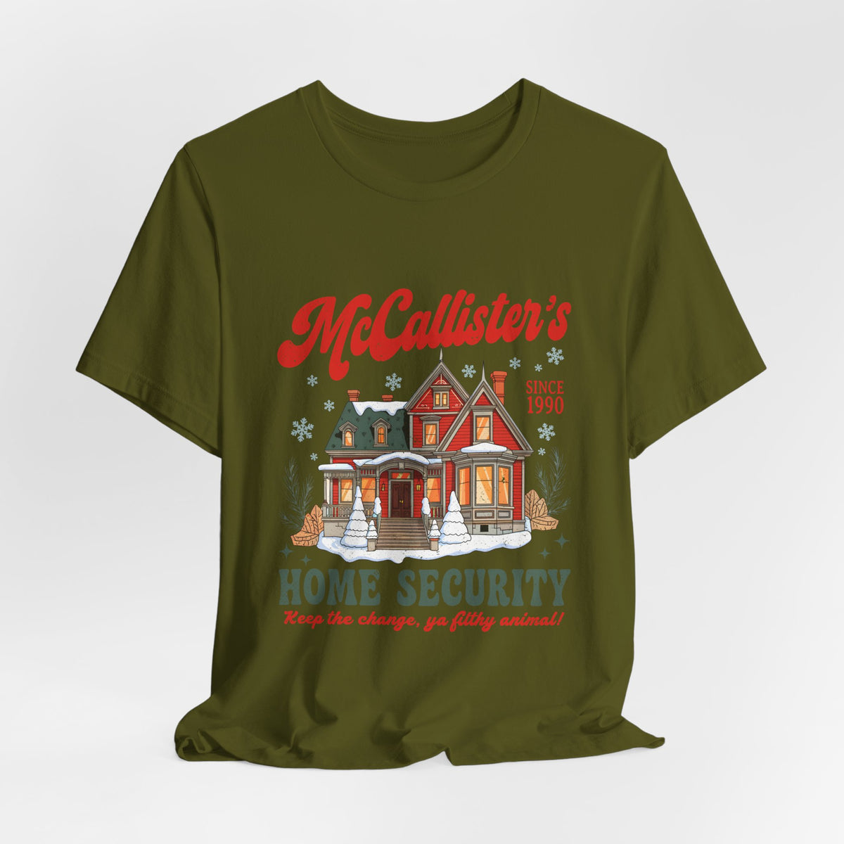 McCallister's Home Security T-Shirt — Christmas Vacation Movie Cozy Tee