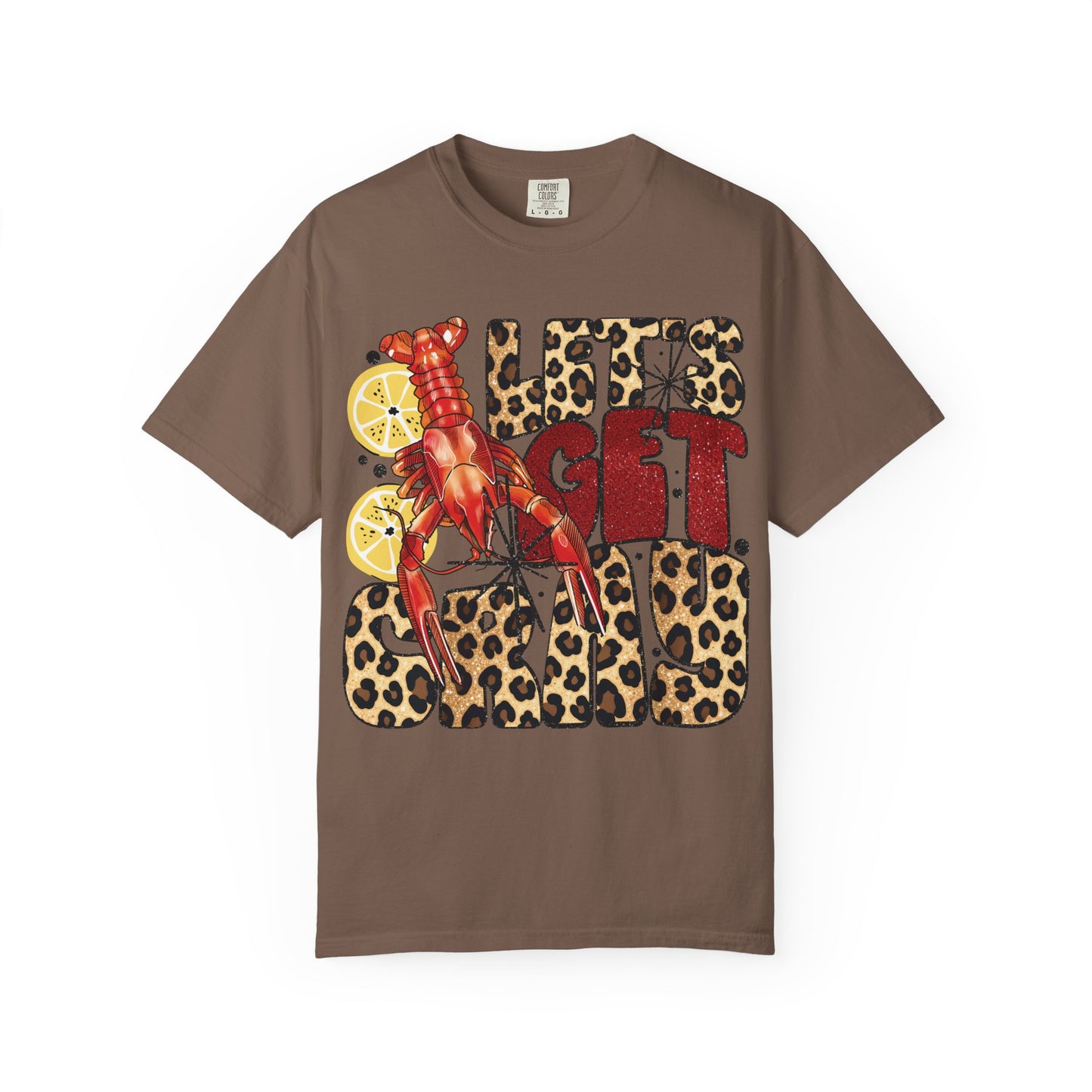 Let's Get Cray Unisex Garment-Dyed T-shirt, Crawfish Shirt, Summer Tee
