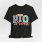 Colorful PTO Teacher/Parent Volunteer Squad Tee