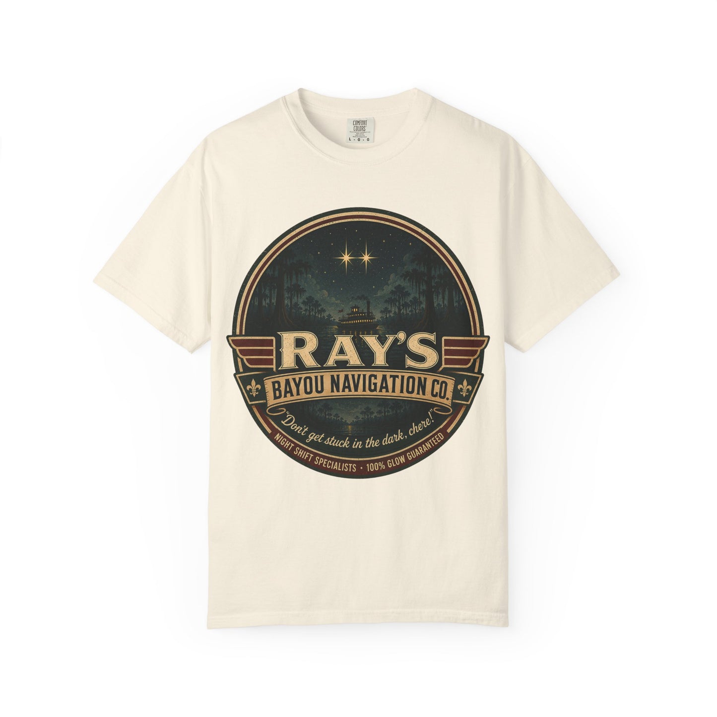 Ray’s Bayou Navigation Co. T-Shirt — Vintage Cajun Bayou Graphic Tee