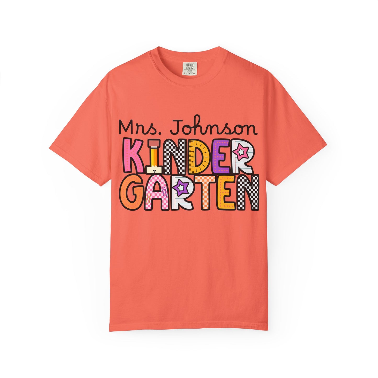 Personalized Kindergarten Teacher T-Shirt