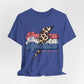 Patriotic Leopard Print America, Born & Raised - Graphic Tee