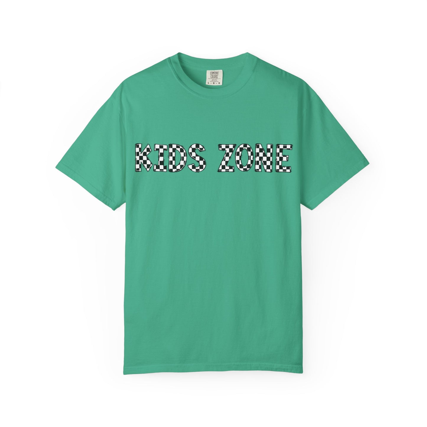 Kids Zone Daycare T-Shirt - Checkered Print