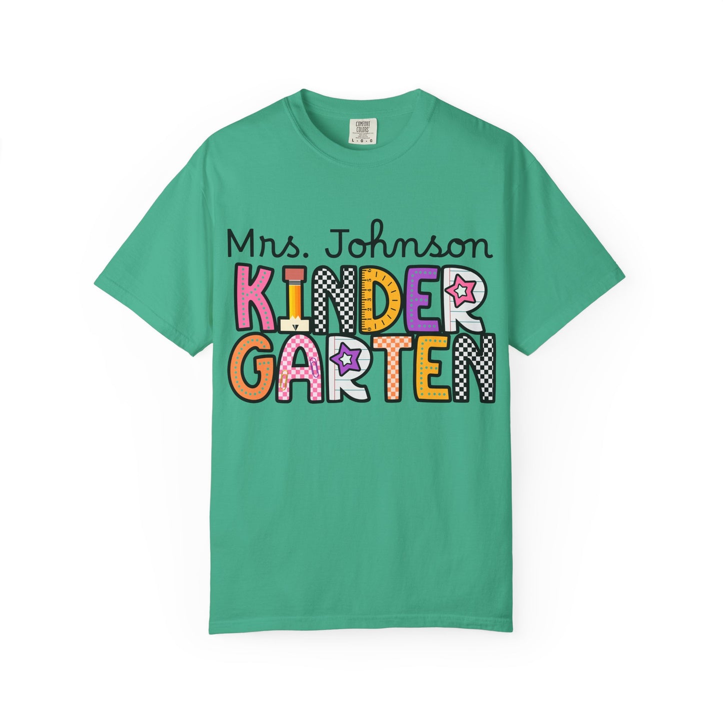 Personalized Kindergarten Teacher T-Shirt