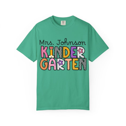 Personalized Kindergarten Teacher T-Shirt