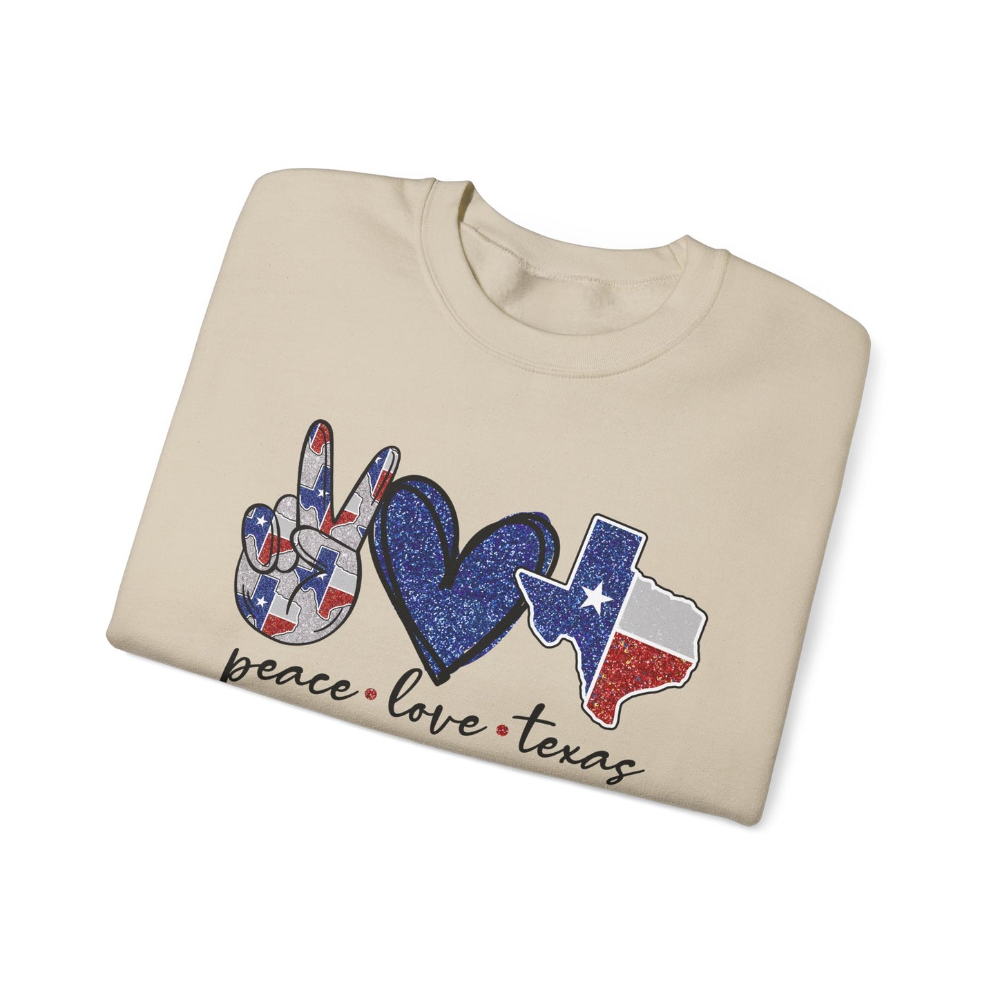Peace Love Texas Sweatshirt Crewneck