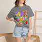 Art Teacher T-Shirt — Colorful Palette & Supplies Graphic Tee