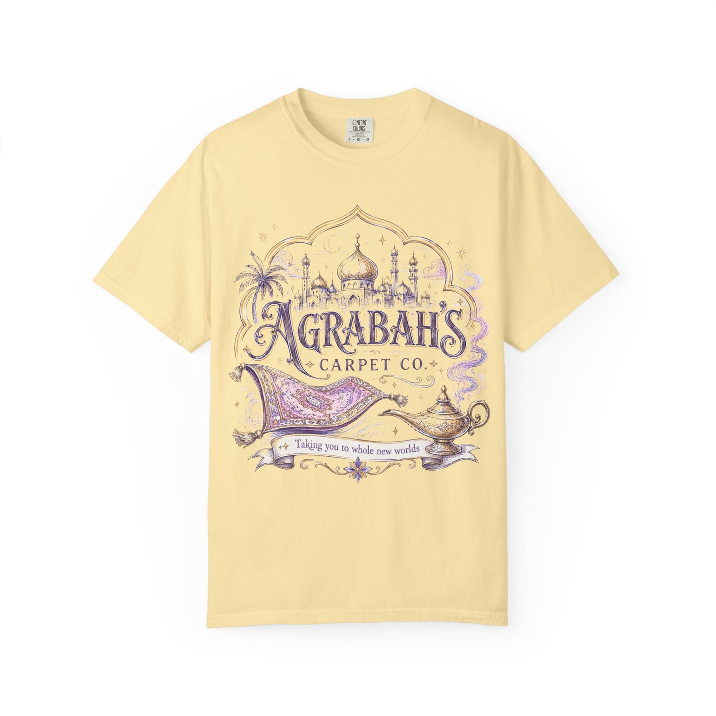 Agrabah's Carpet Co. T-Shirt — Vintage Magic Carpet Graphic Tee