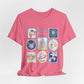 Meet Me On Main Street Cute Pastel Stamp Tee