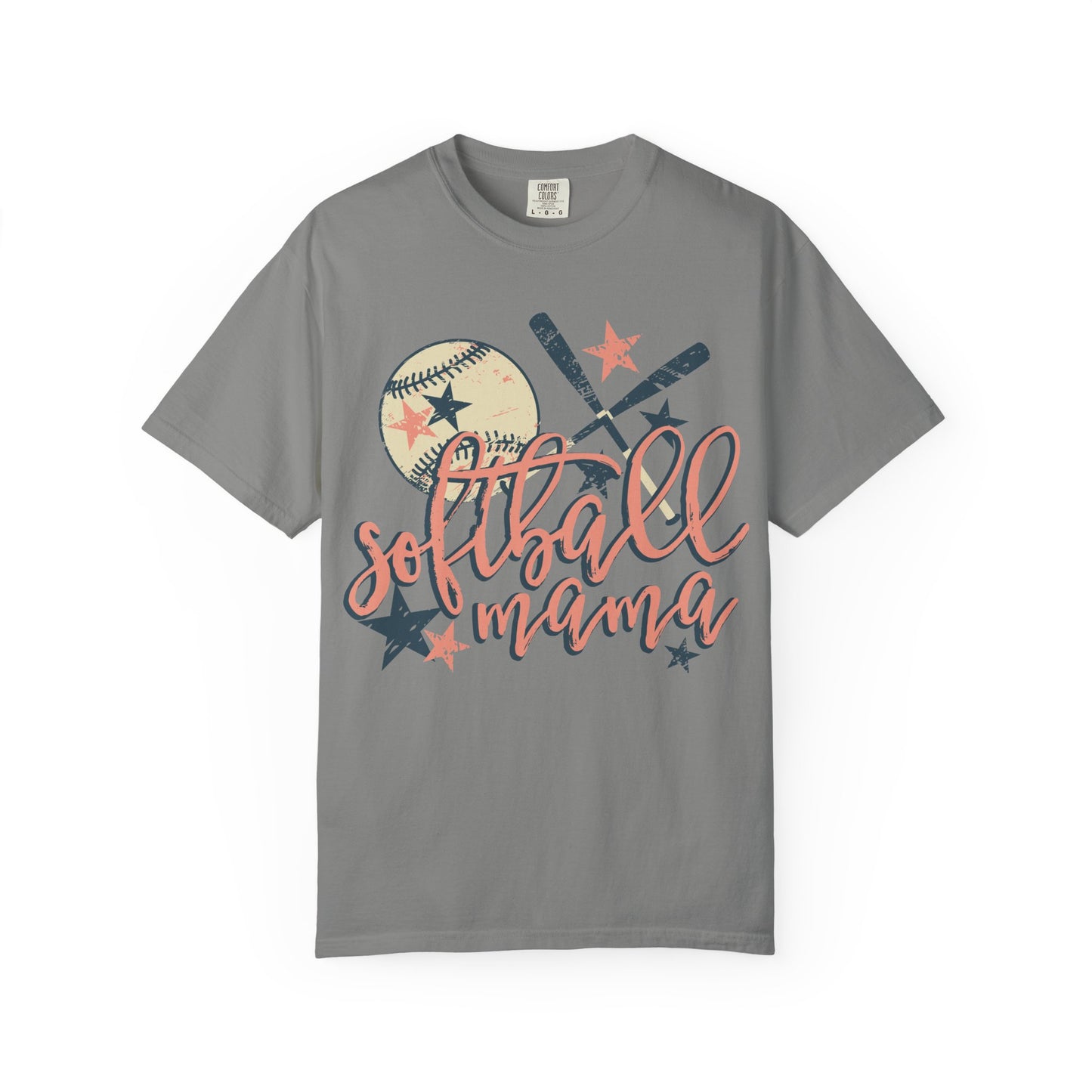 Softball Mom Vintage T-Shirt, Relaxed Fit Shirt, Casual Wear, Gift for Friends, Comfy Everyday Tee