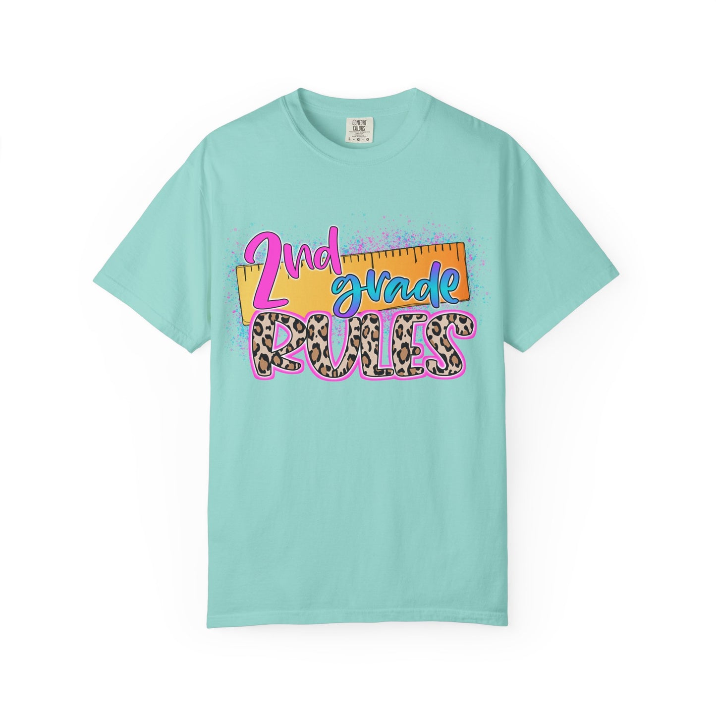 Second Grade Rules T-Shirt, Fun Shirt, Unisex Garment-Dyed Tee, Back to School Top, Teacher Gift