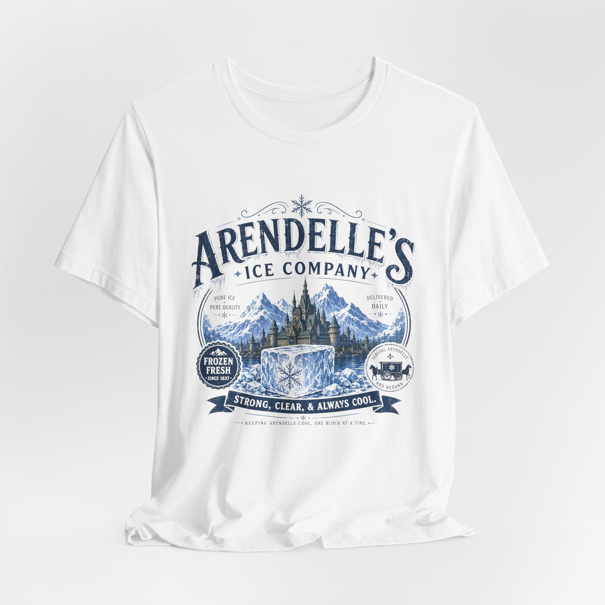 Arendelle's Ice Company T-Shirt — Vintage Mountain Graphic Tee