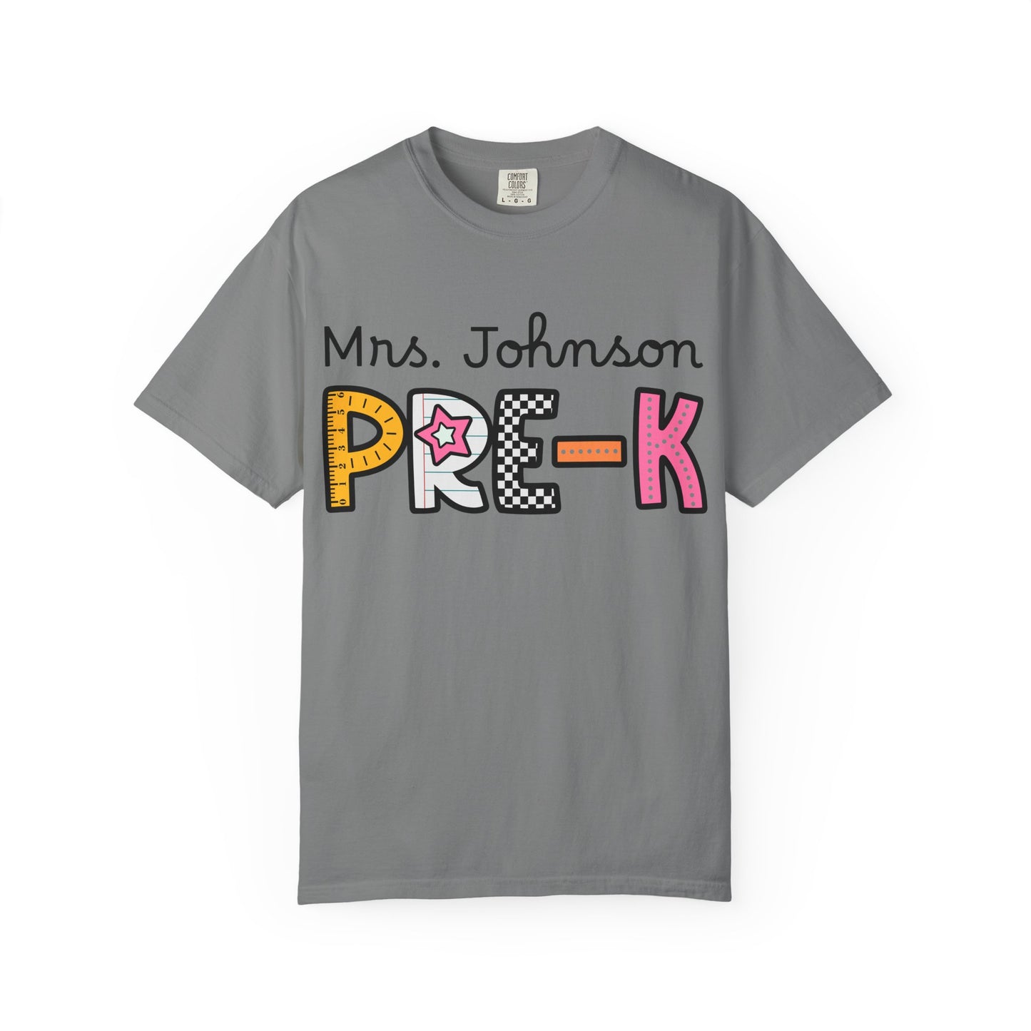 Personalized Pre-K Teacher T-Shirt