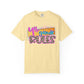 Fourth Grade Rules T-Shirt, Fun Shirt, Unisex Garment-Dyed Tee, Back to School Top, Teacher Gift