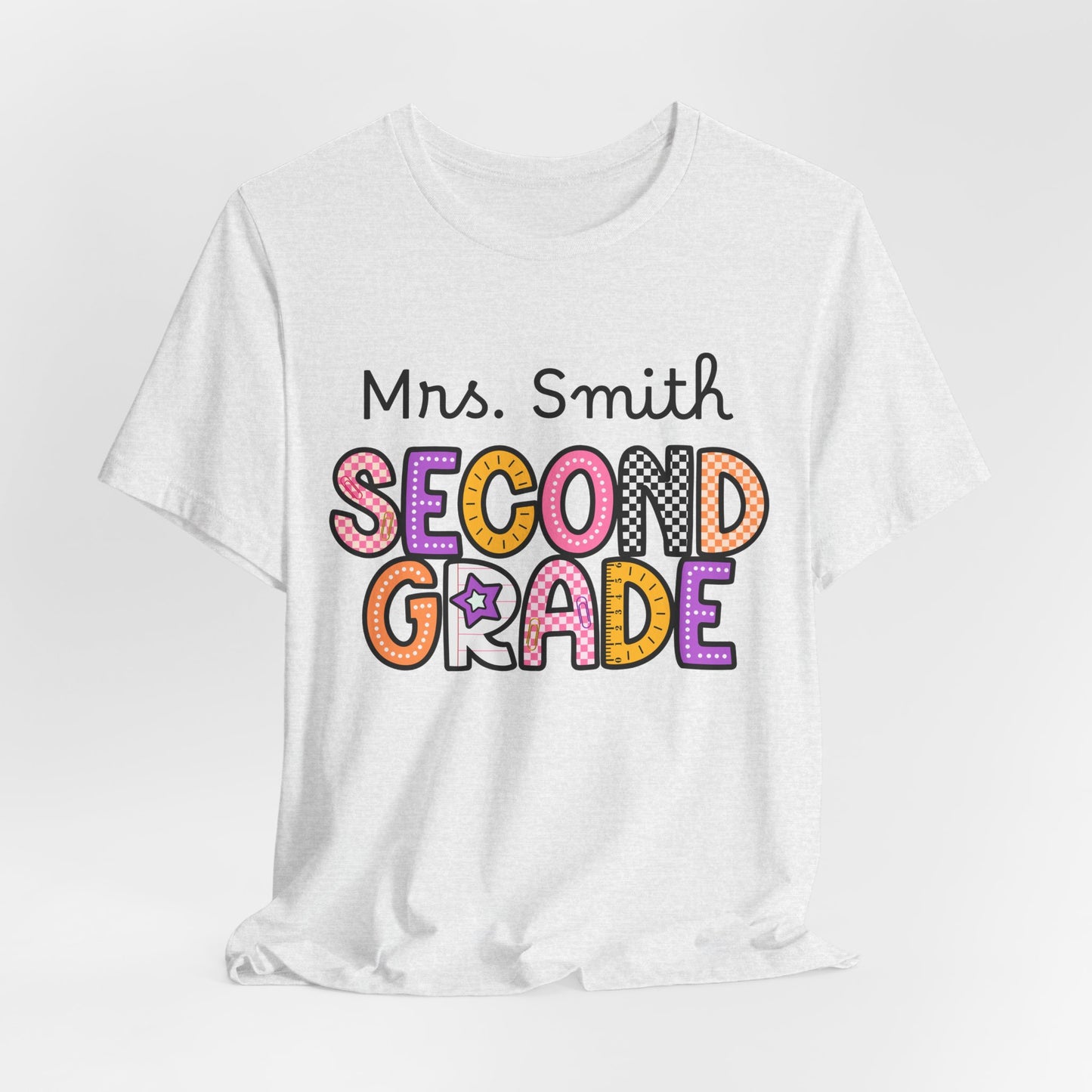 Personalized Second Grade Teacher T-Shirt
