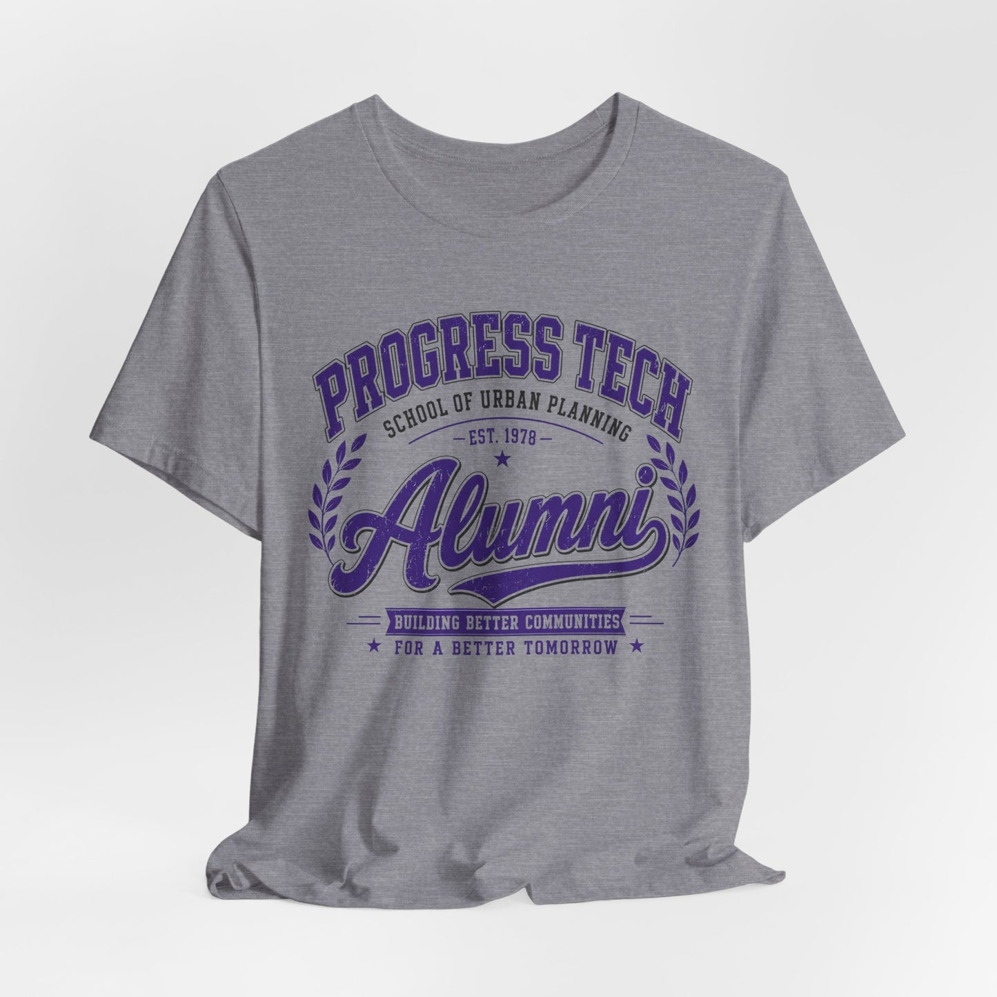 Progress Tech Alumni Tee — School of Urban Planning Vintage College T-Shirt
