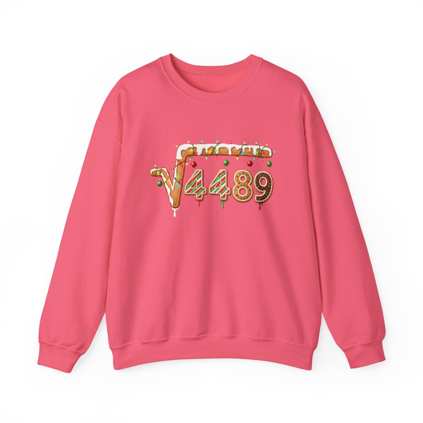 "67" √4489 Design Holiday Gingerbread Sweatshirt (√4489 Design)