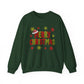Merry Christmas Festive Yarn Holiday Sweatshirt Christmas Crewneck
