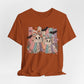 Quilted Cute Ghost Sisters Halloween T-Shirt