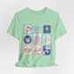 Meet Me On Main Street Cute Pastel Stamp Tee