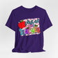 Colorful Faux Glitter Tee - PE Teacher