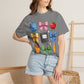 Back-to-School Cute School Supplies Doodles Graphic Tee