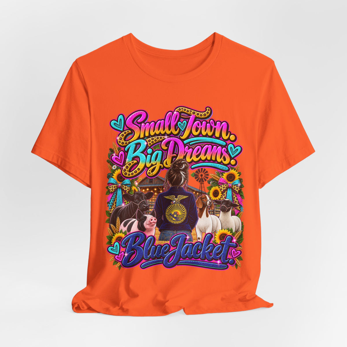 Small Town, Big Dreams, Blue Jacket T‑Shirt